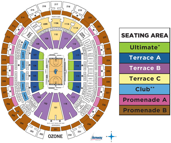 NBA! Orlando Magic e sua casa: Amway Center